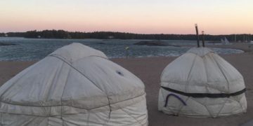 Yurt saunas