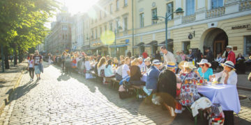 The Dinner under the sky will be set on Helsinki Day