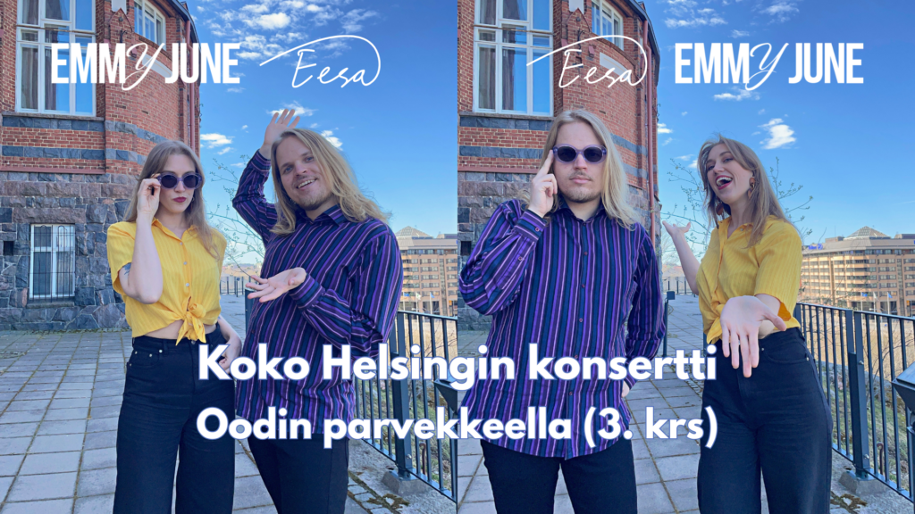 Emmy June & Eesa – konsert för hela Helsingfors