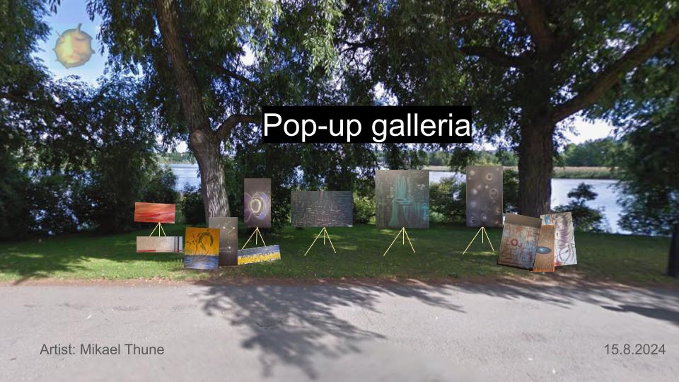 Pop-up galleria